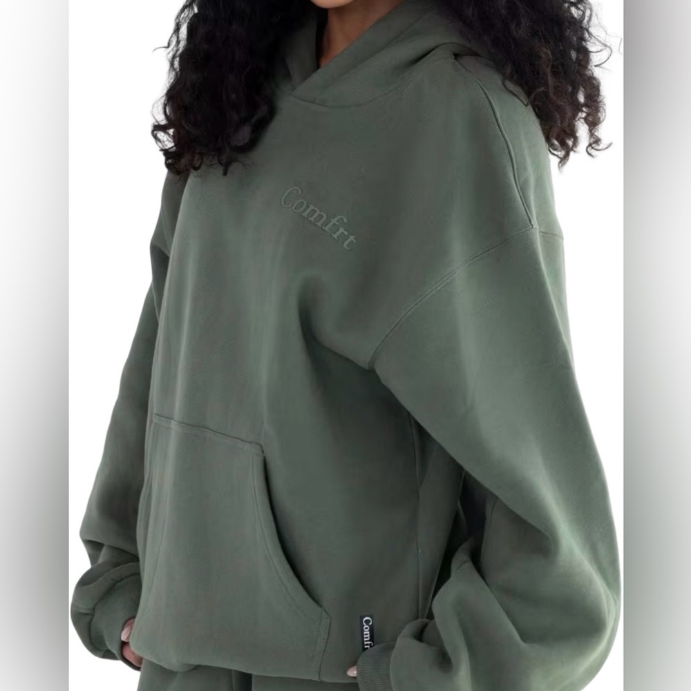 Comfrt *NEW* Minimalist Hoodie Forest Size S - Picture 2 of 6